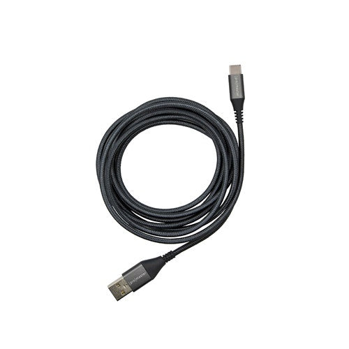 ProMaster USB-C to USB-A Braided Cable, 2m, grey