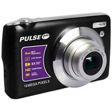 PULSE 18MP 8x Optical Zoom Camera Black with Charger and Extra Battery - additional product view