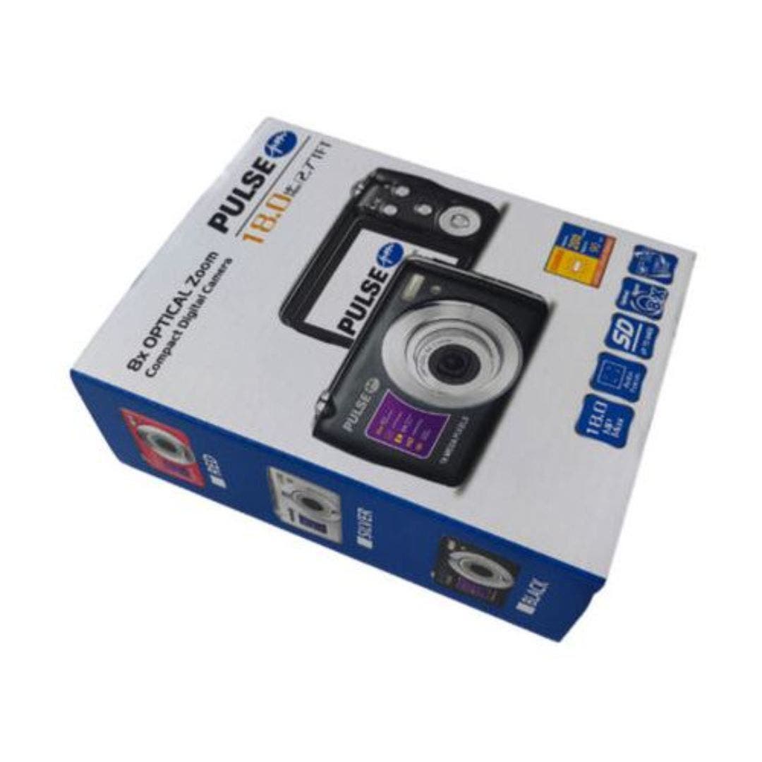 PULSE 18MP 8x Optical Zoom Camera Black with Charger and Extra Battery - additional product view