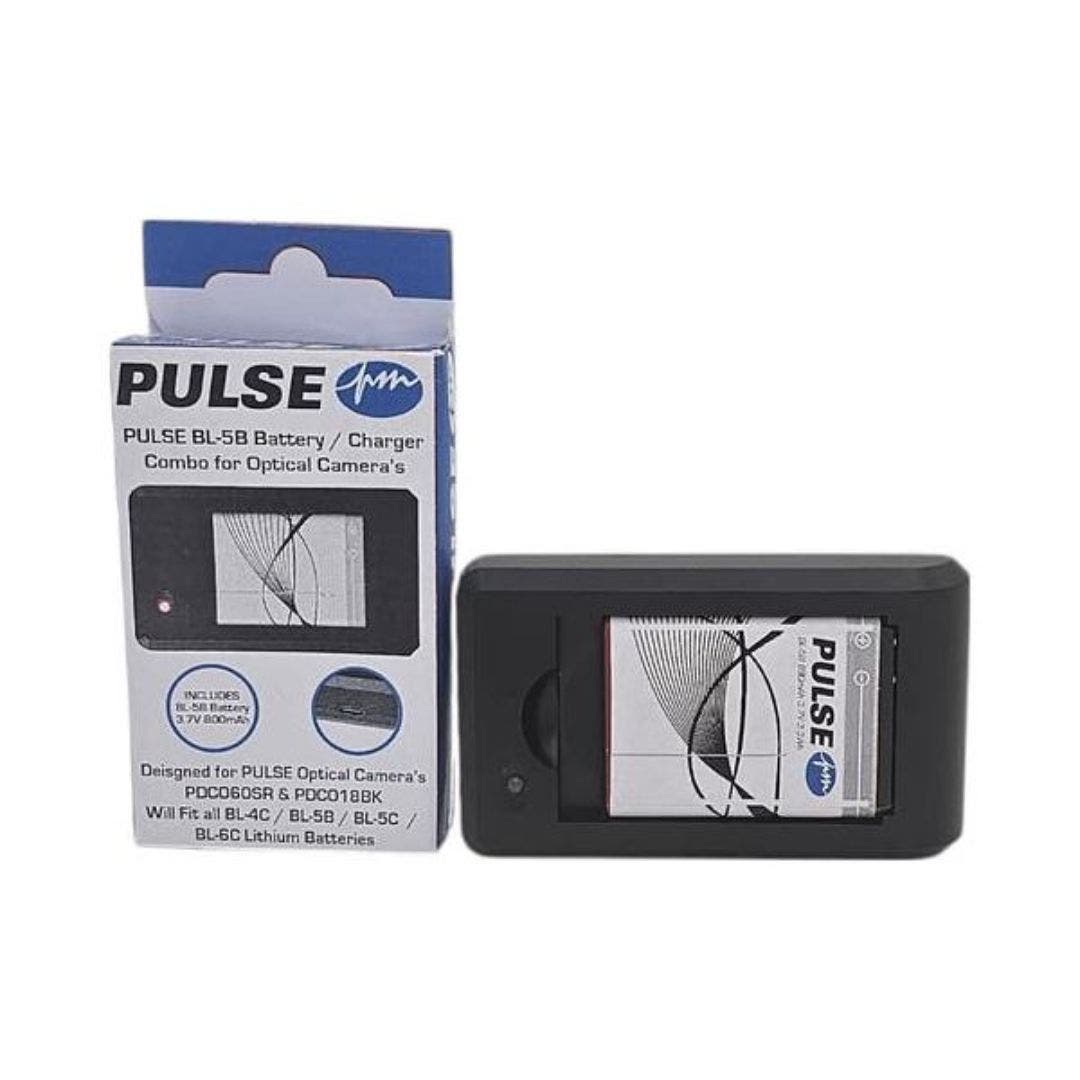 PULSE 60MP 10X Optical Zoom 4K Dual Screen Silver with Charger and Extra Battery - additional product view