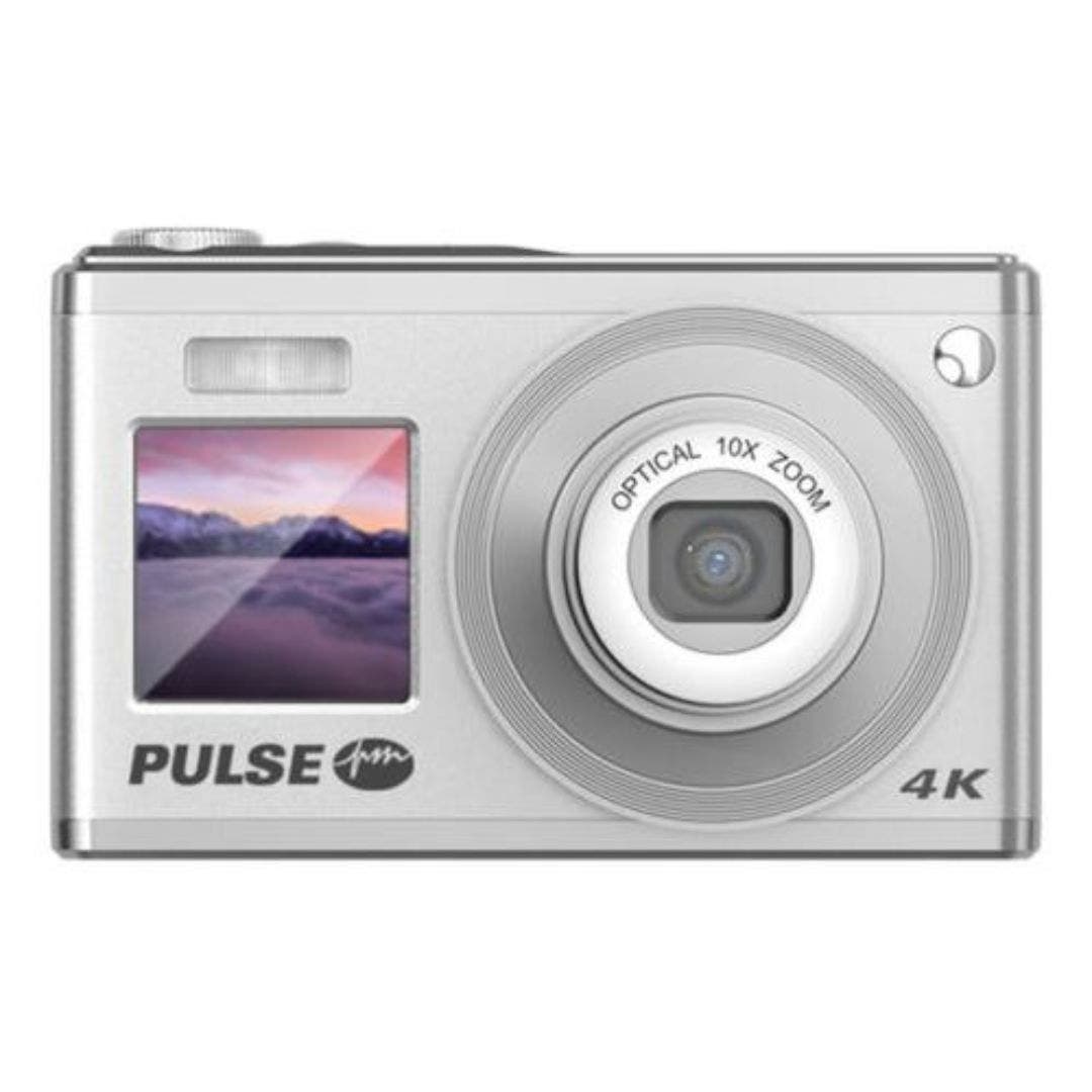 Silver Pulsemedia PULSE 60MP 10X zoom 4K dual screen camera