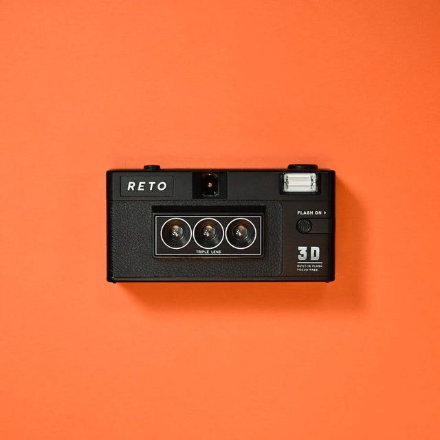 RETO 3D Classic 35mm Film Camera in black