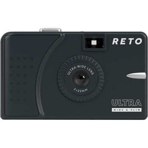RETO Ultra Wide and Slim film camera in Charcoal