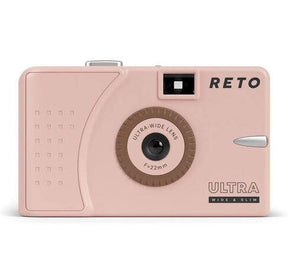 RETO Ultra Wide and Slim film camera in Pastel Pink