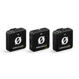 Rode Compact Wireless Me Dual Microphone System with two transmitters in black