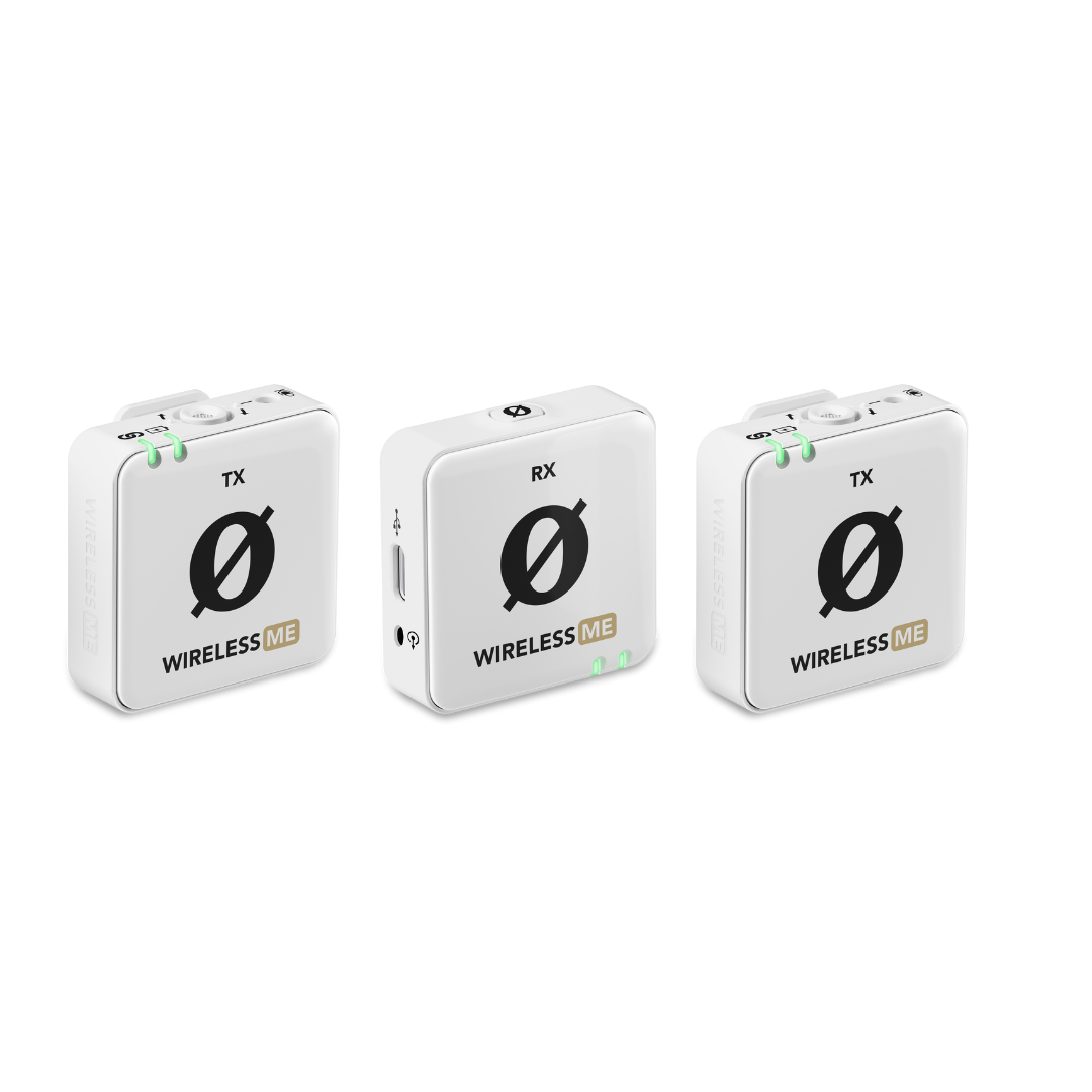 Rode Compact Wireless Me Dual Microphone System With Two Transmitters - White - additional product view