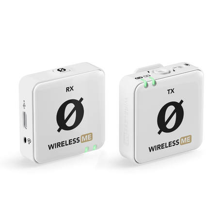Rode Compact Wireless Me Dual Microphone System With Two Transmitters - White - additional product view