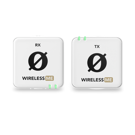 Rode Compact Wireless Me Dual Microphone System With Two Transmitters - White - additional product view