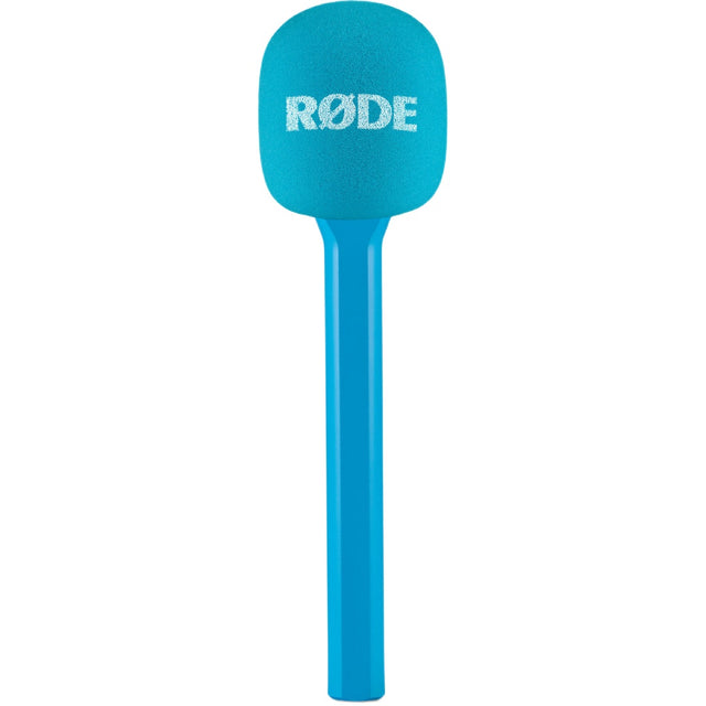 Rode Interview GO handheld microphone adapter in Blue