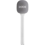 Rode Interview GO handheld microphone adapter in White