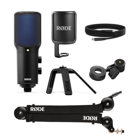 Rode NT-USB+ Condenser Studio-Quality USB Microphone with Rode PSA1+ Studio Arm - additional product view