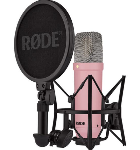 Rode NT1 Signature Pink large-diaphragm cardioid condenser mic