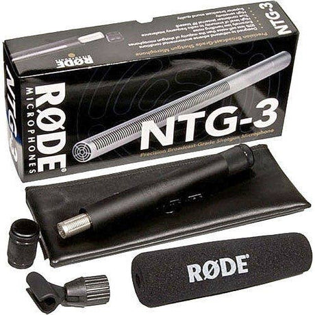 Rode NTG3 Silver Shotgun Microphone - additional product view