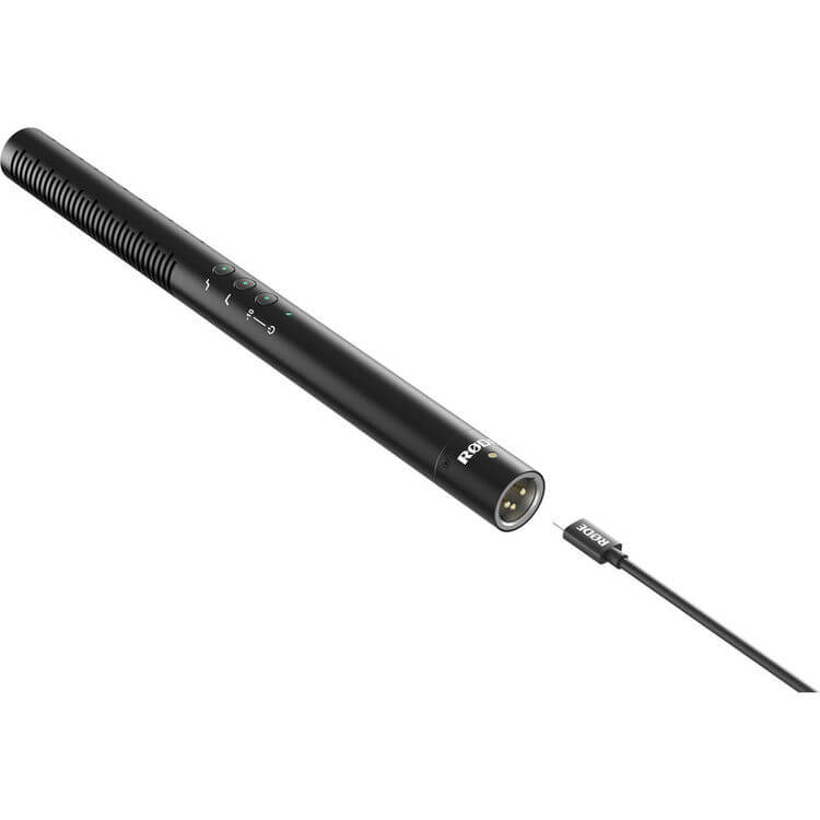 Rode NTG4+ Shotgun Microphone w/ Digital Switches & Rechargable Lithium Battery - additional product view