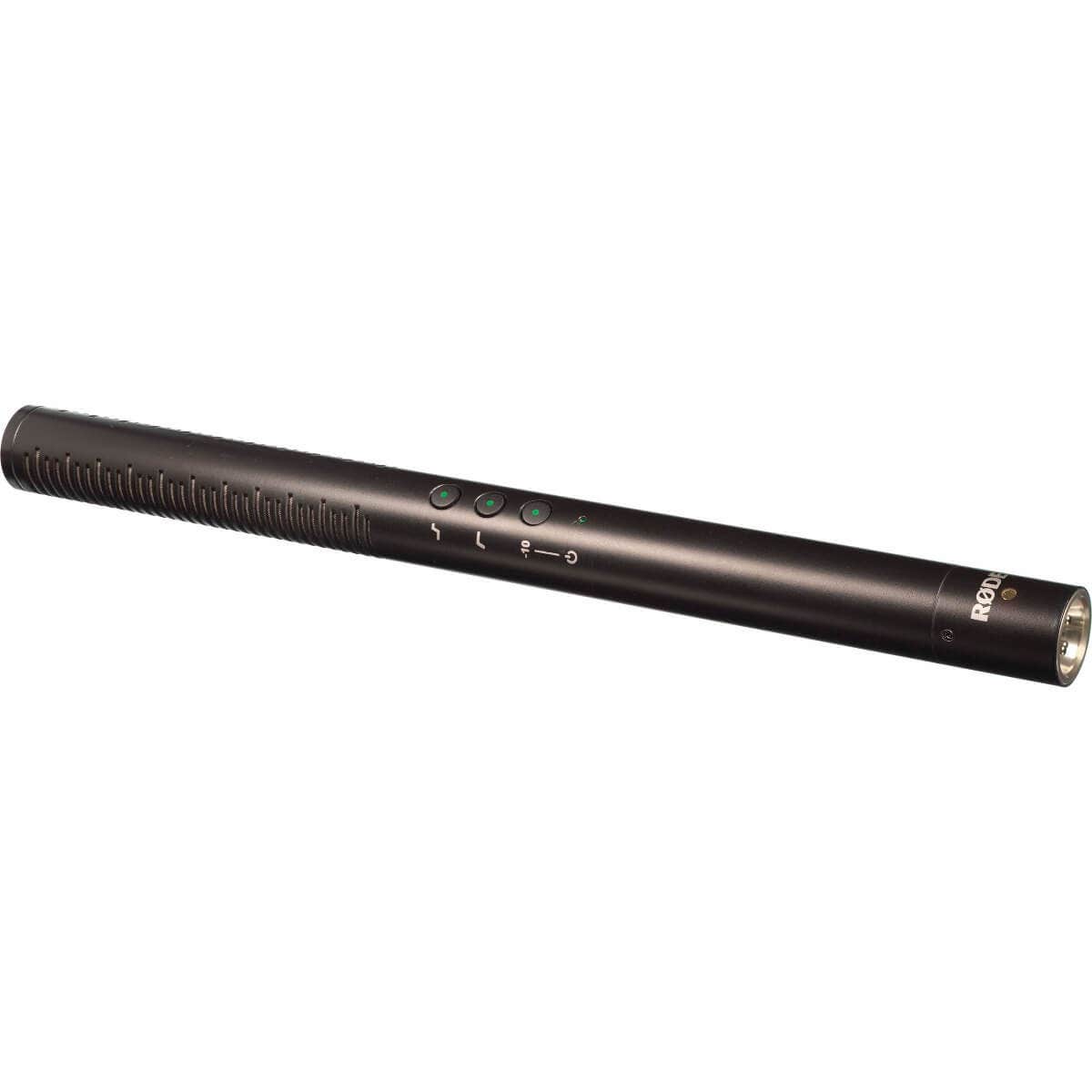 Rode NTG4+ shotgun microphone with digital switches