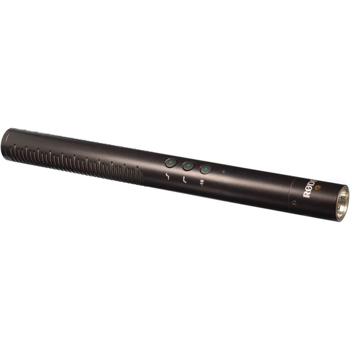 Rode NTG4 shotgun microphone with digital switches