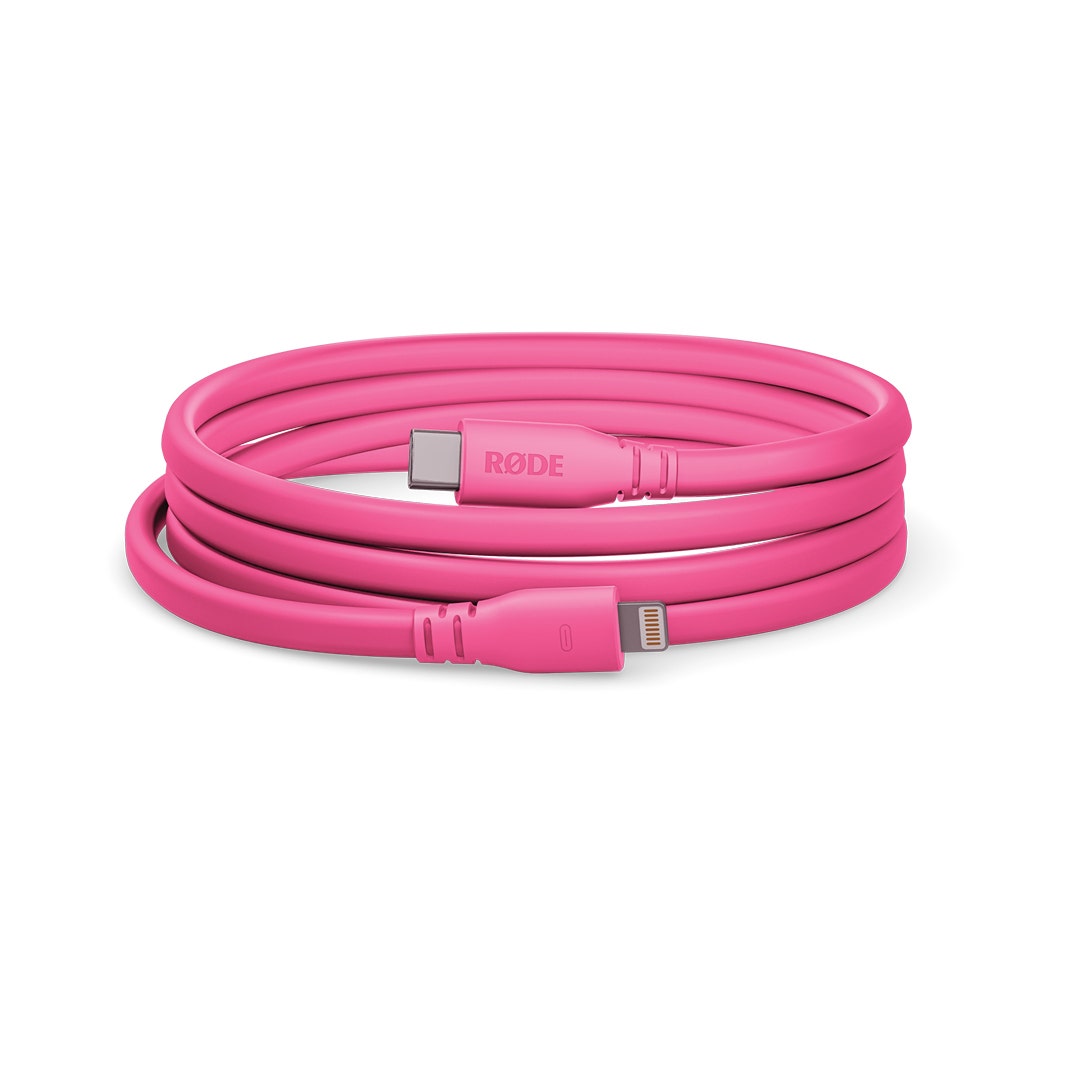 Rode Pink 1.5m USB-C to Lightning Cable - additional product view