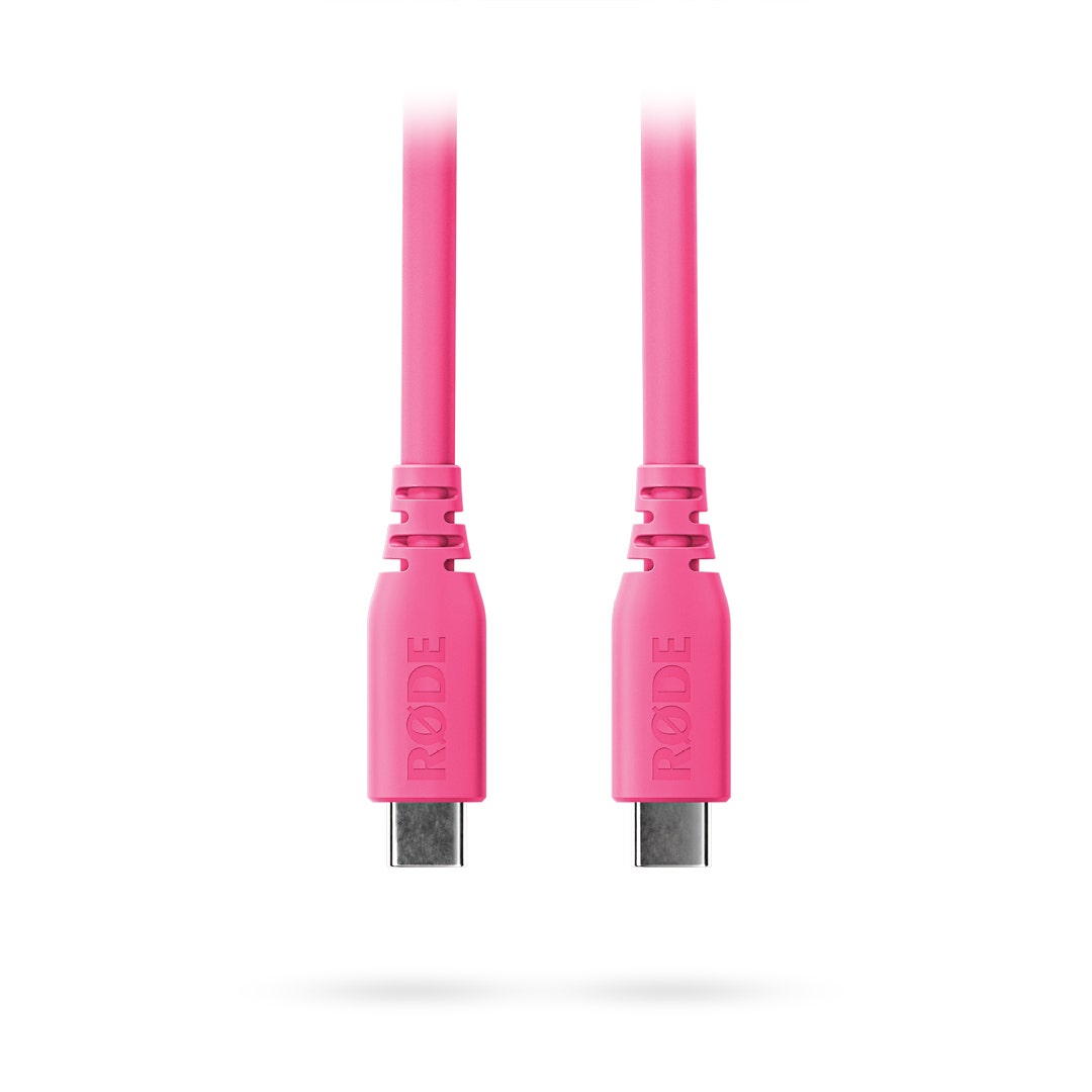 Rode Pink 2m SuperSpeed USB-C to USB-C cable