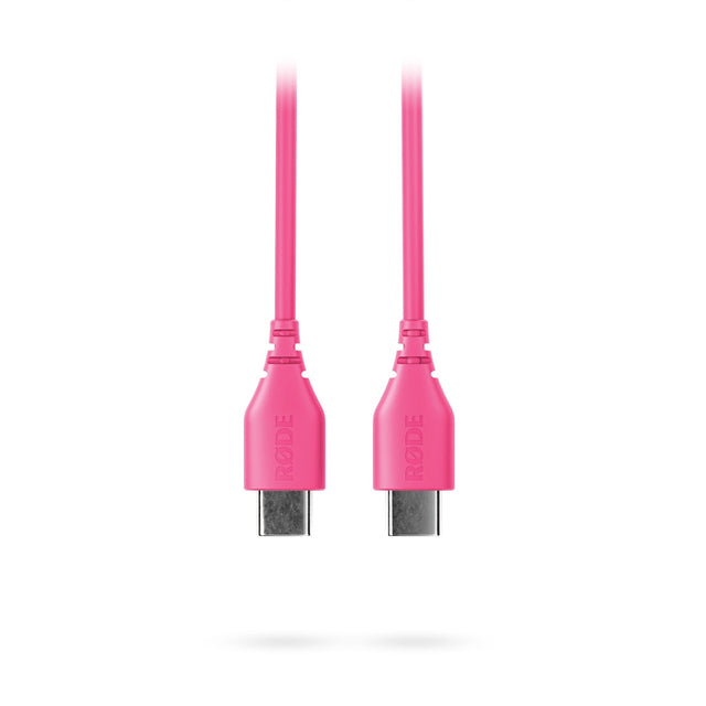 Rode Pink 30cm USB-C to USB-C cable