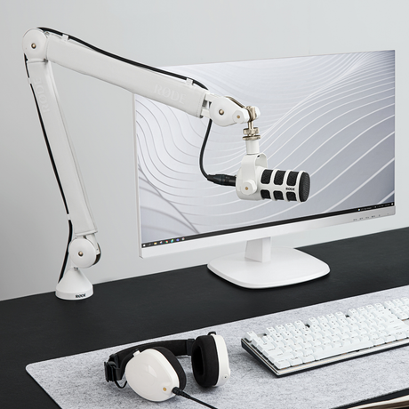 Rode PodMic - Dynamic Podcasting XLR Microphone White - additional product view