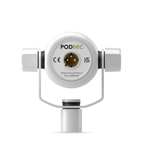 Rode PodMic - Dynamic Podcasting XLR Microphone White - additional product view