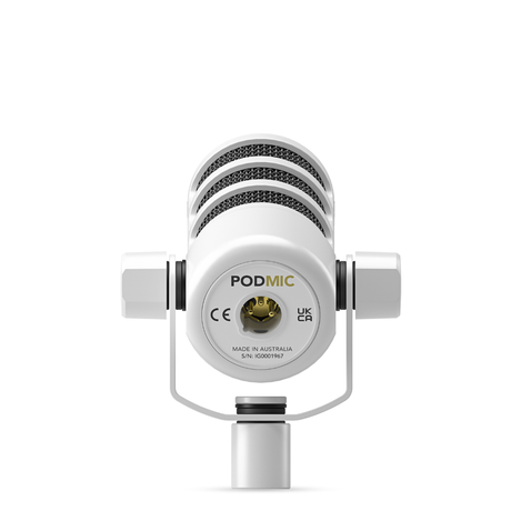 Rode PodMic - Dynamic Podcasting XLR Microphone White - additional product view