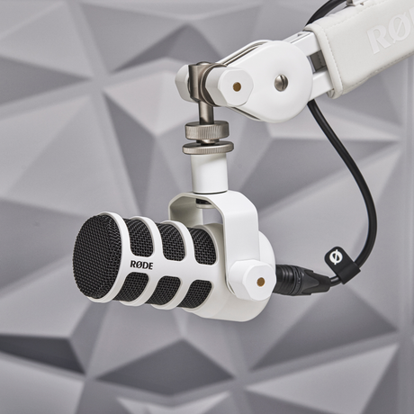 Rode PodMic - Dynamic Podcasting XLR Microphone White - additional product view