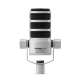 Rode PodMic USB Dynamic Podcast Microphone in white