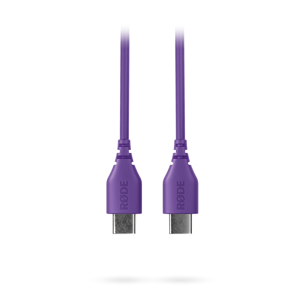 Rode Purple 30cm USB-C to USB-C cable