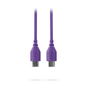 Rode Purple 30cm USB-C to USB-C cable