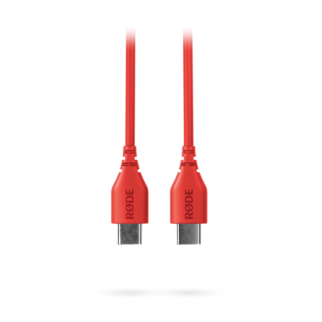 Rode Red 30cm USB-C to USB-C cable