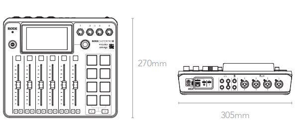 Rode RodeCaster Pro II Integrated Podcast - Production Studio - additional product view