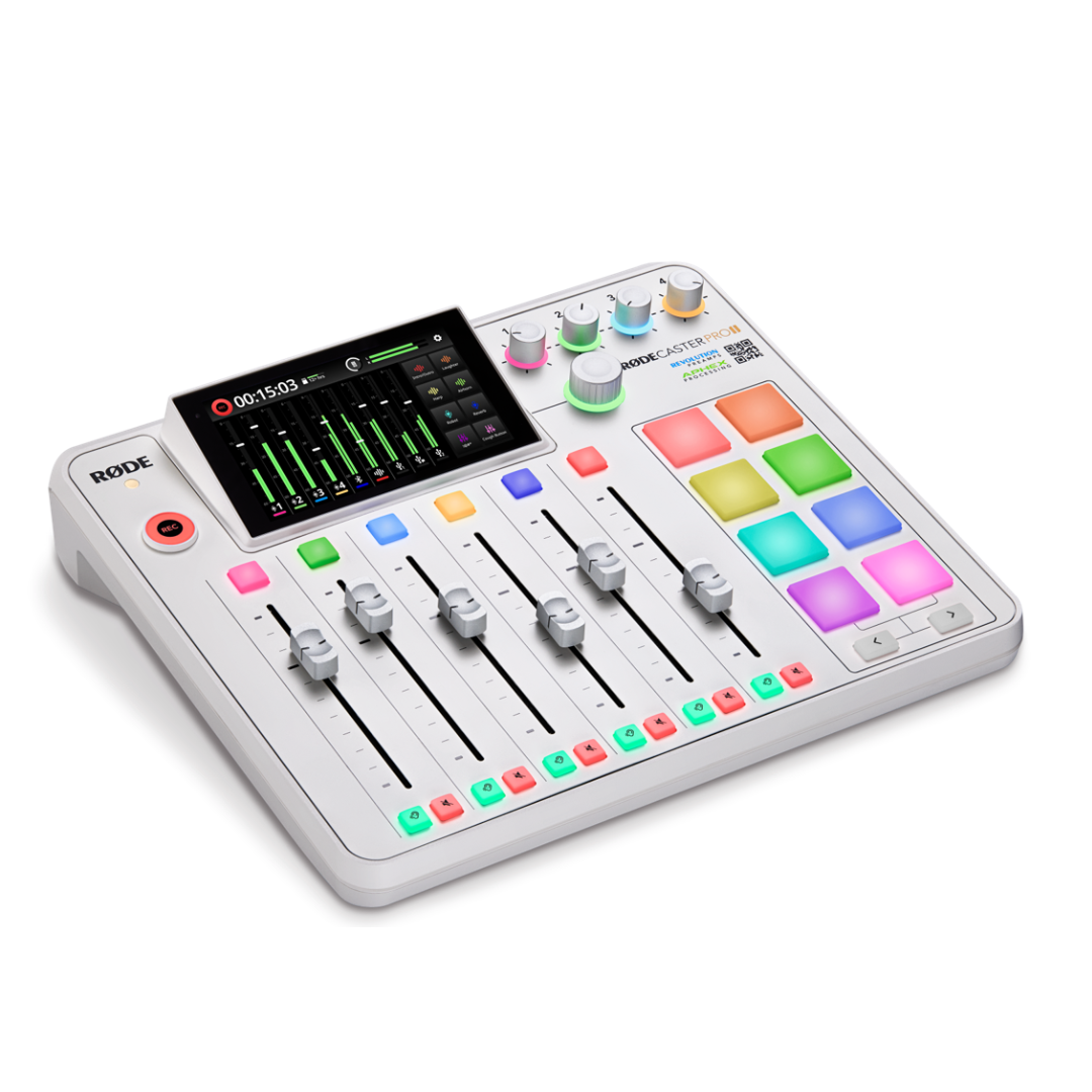Rode RodeCaster Pro II Integrated Podcast - Production Studio White - additional product view