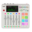 Rode RodeCaster Pro II integrated podcast production studio in white