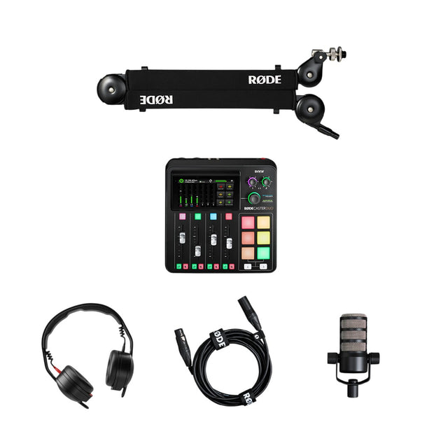 Rode Solo Podcasting Bundle with RodeCaster Duo and PodMic