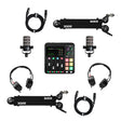 Rode Two Person Podcasting Bundle with RodaCaster Duo and 2x PodMic