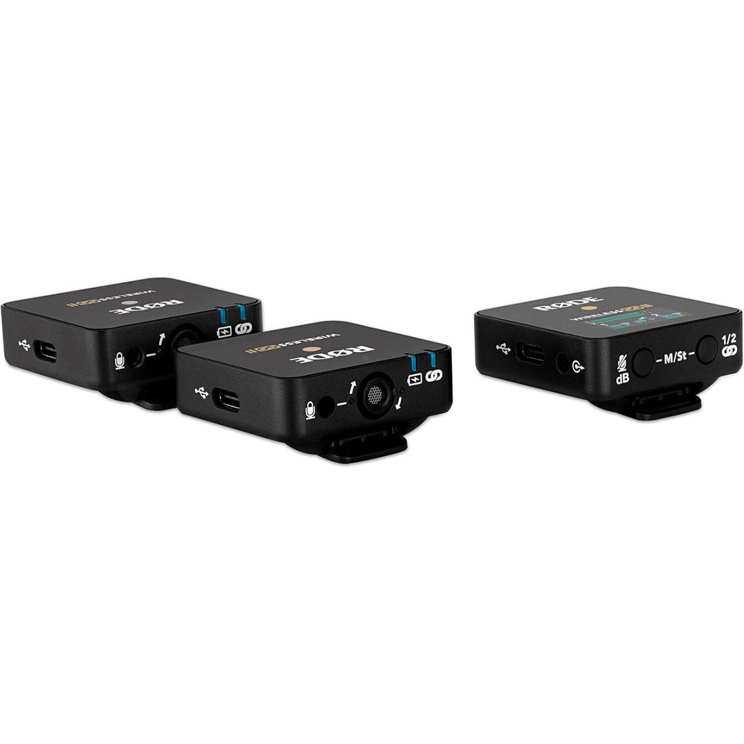 Rode Wireless GO II TX Transmitter w/ Charging case and Interview go - additional product view