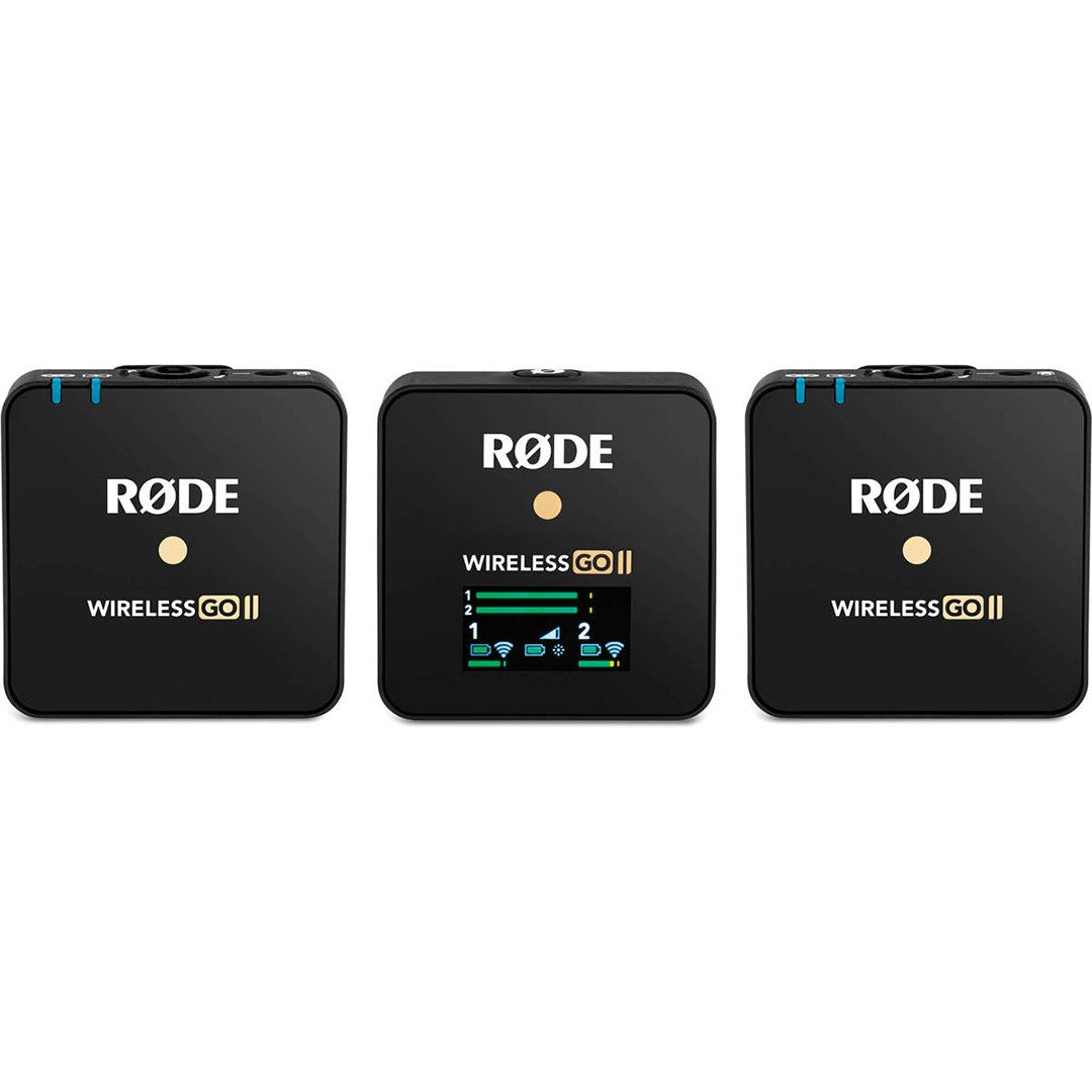 Rode Wireless GO II TX Transmitter w/ Charging case and Interview go - additional product view