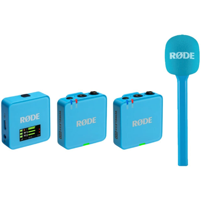 Rode Wireless GO III and Interview GO bundle in Blue