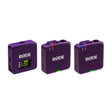 Rode Wireless GO III dual channel wireless microphone system in Purple