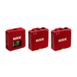 Rode Wireless GO III dual channel wireless microphone system in Red