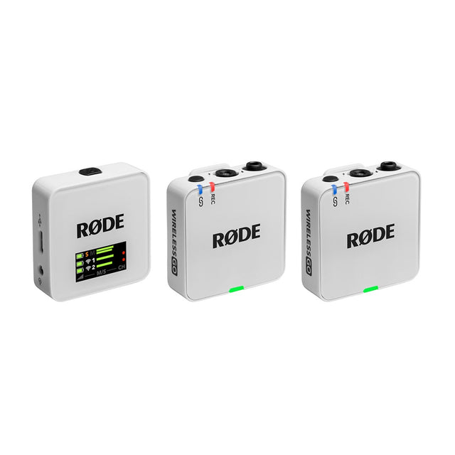 Rode Wireless GO III dual channel wireless microphone system in White