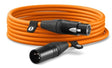 Rode XLR cable, orange, 6 metres