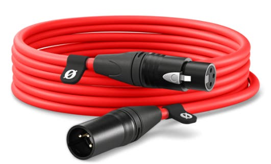 Rode XLR cable, red, 6 metres
