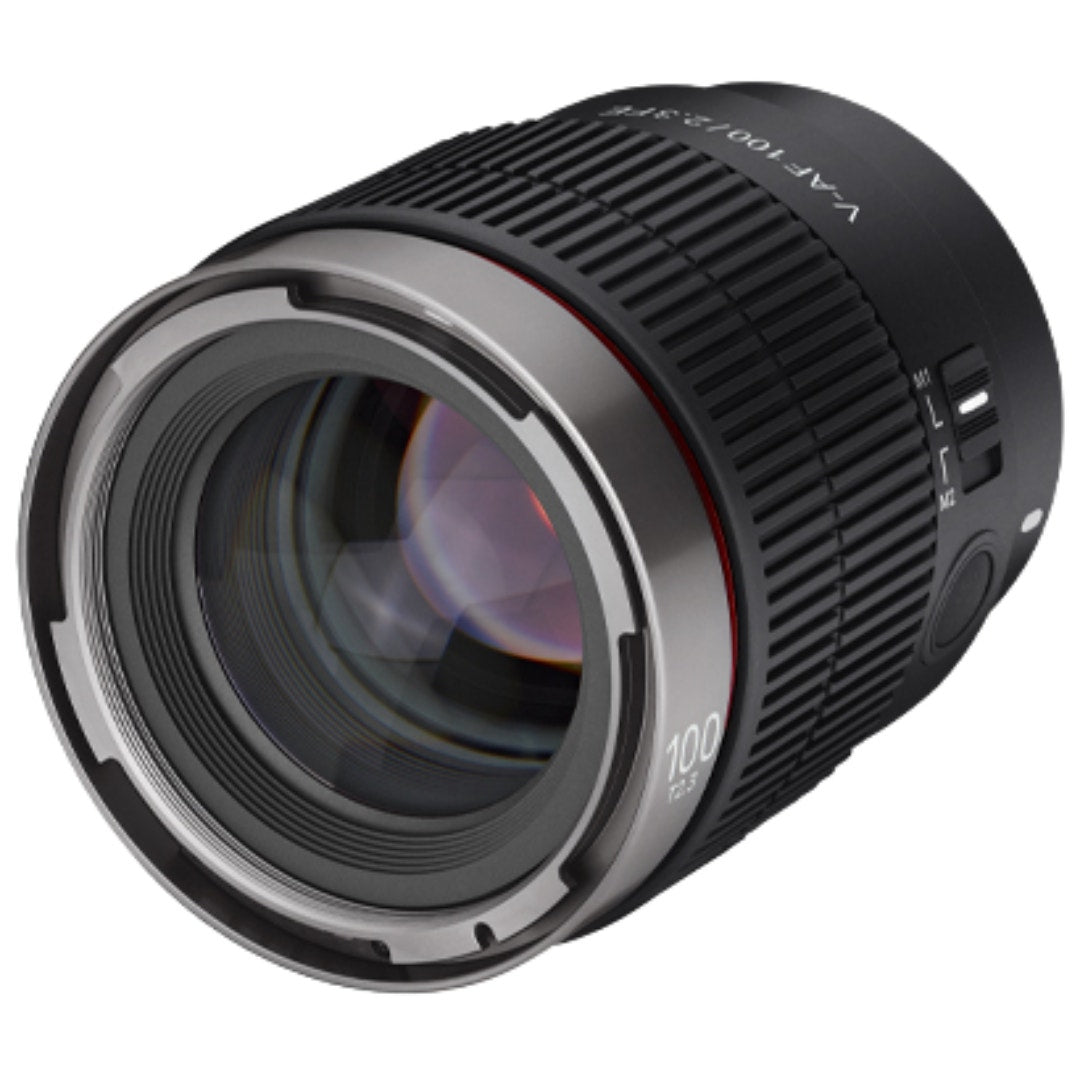 Samyang 100mm T2.3 V-AF cine prime lens for Sony FE