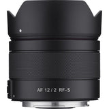 Samyang 12mm F2.0 AutoFocus RF-S APS-C lens for Canon RF-S mount