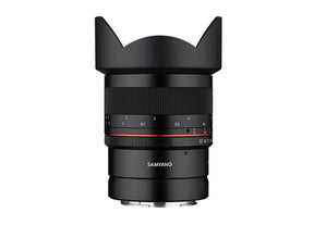 Samyang 14mm f/2.8 UMC II weather sealed lens for Nikon Z mount.