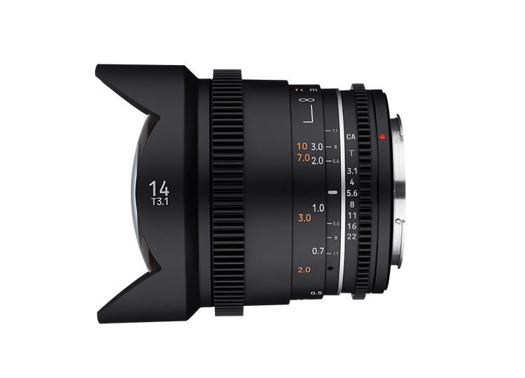 Samyang 14mm T3.1 MK2 VDSLR CINE - Canon EF Full Frame - additional product view