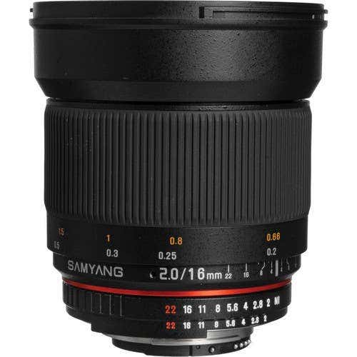 Samyang 16mm f/2.0 UMC II Nikon APS-C Lens - additional product view