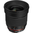 Samyang 16mm f/2.0 UMC II lens for Nikon F APS-C mount.